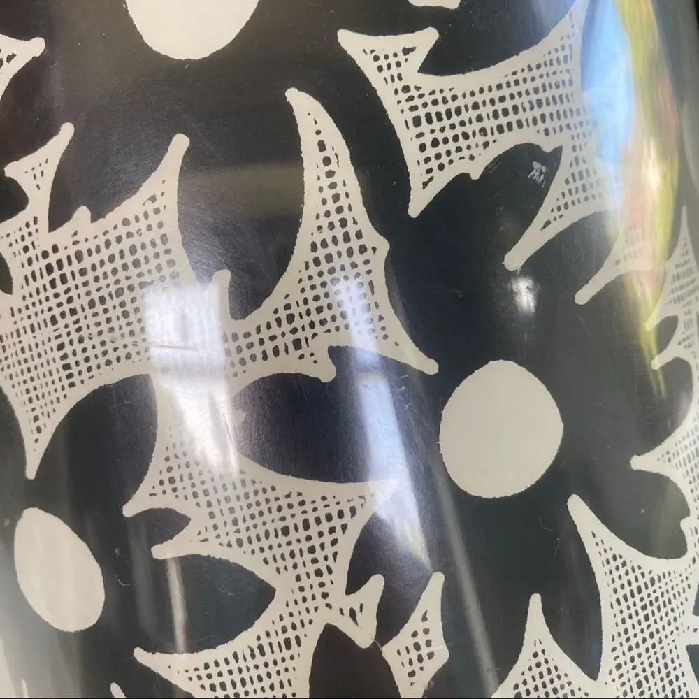 West Bend Vintage Retro 60’s Black and White Daisy Floral Ice Bucket